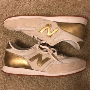 New Balance for J.Crew 520 Sneakers in Gold Salt